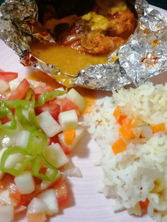 Una foto de Filete empapelado relleno de pimientos