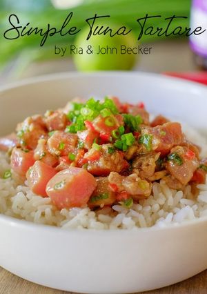 Foto resep Simple Tuna Tartare
