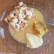 Pollo con salsa y puré
