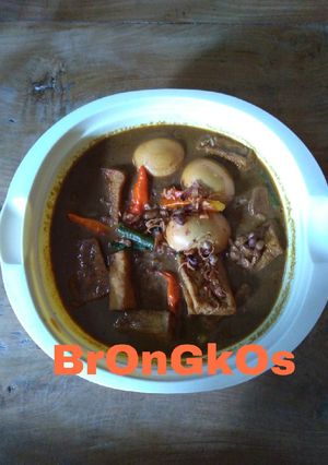 Foto resep Brongkos kacang tolo