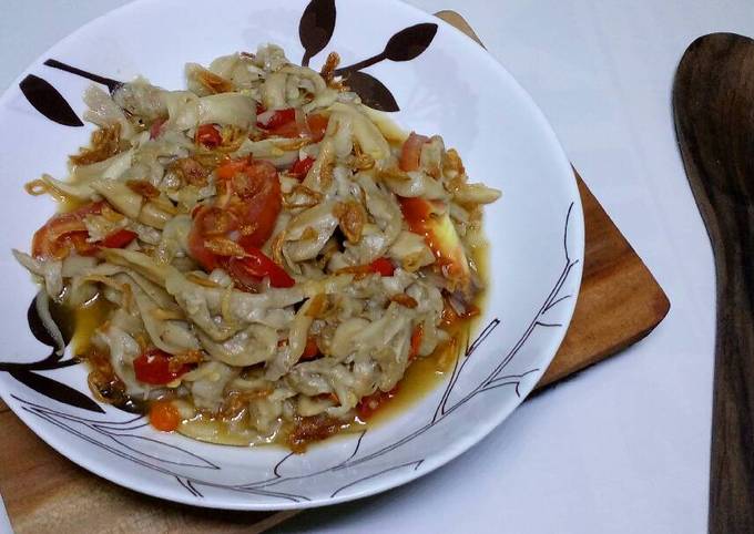 Resep TUMIS JAMUR TIRAM praktis buat sahur Anti Gagal