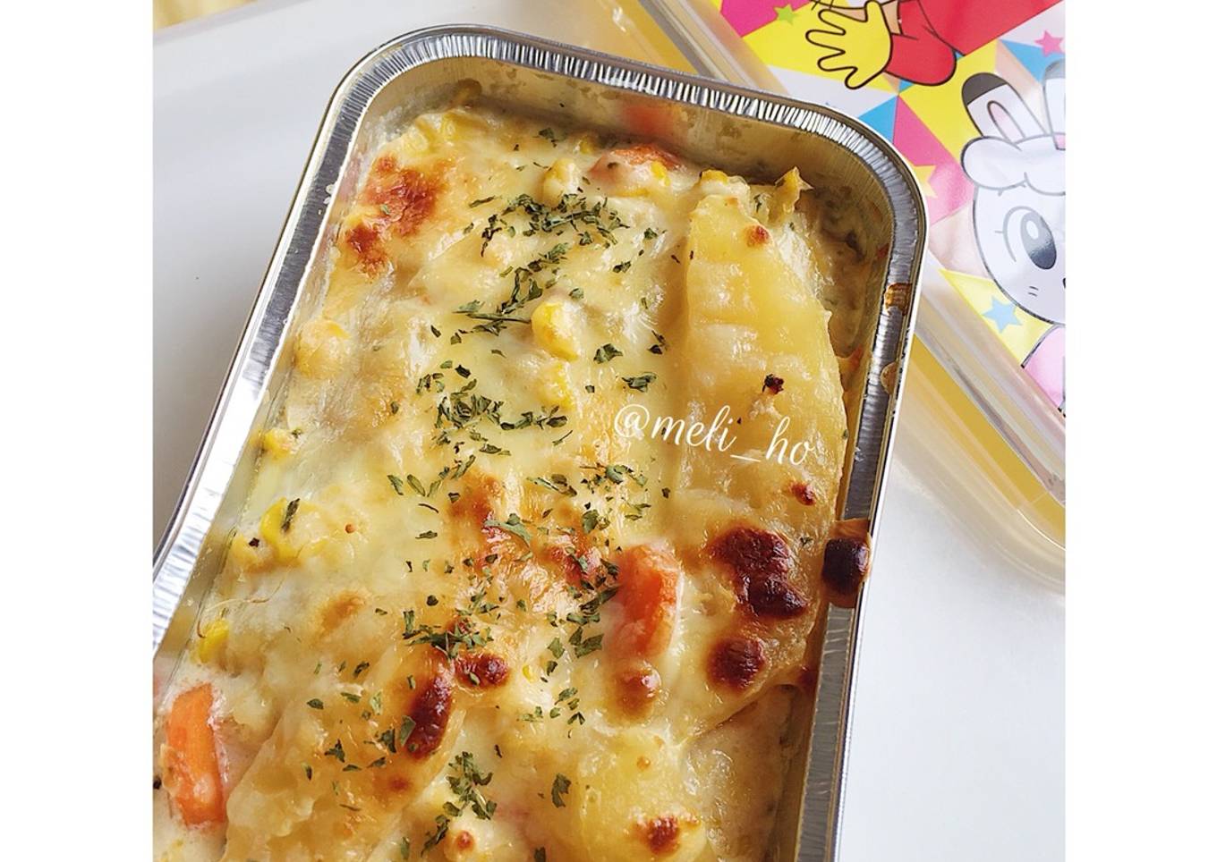 Baked Veggies and Cheese (MPASI 1y+)