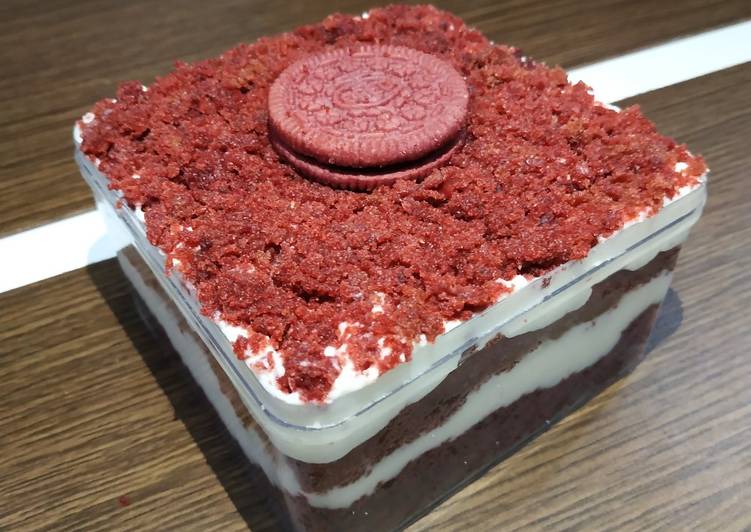 Cara Gampang Menyiapkan Red Velvet Dessert Box, Lezat Sekali