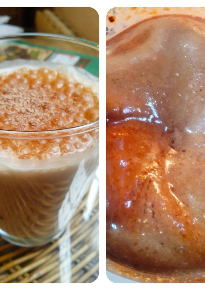 Una foto de 2x1 Crema de cacao casera + Batido de plátano con chocolate