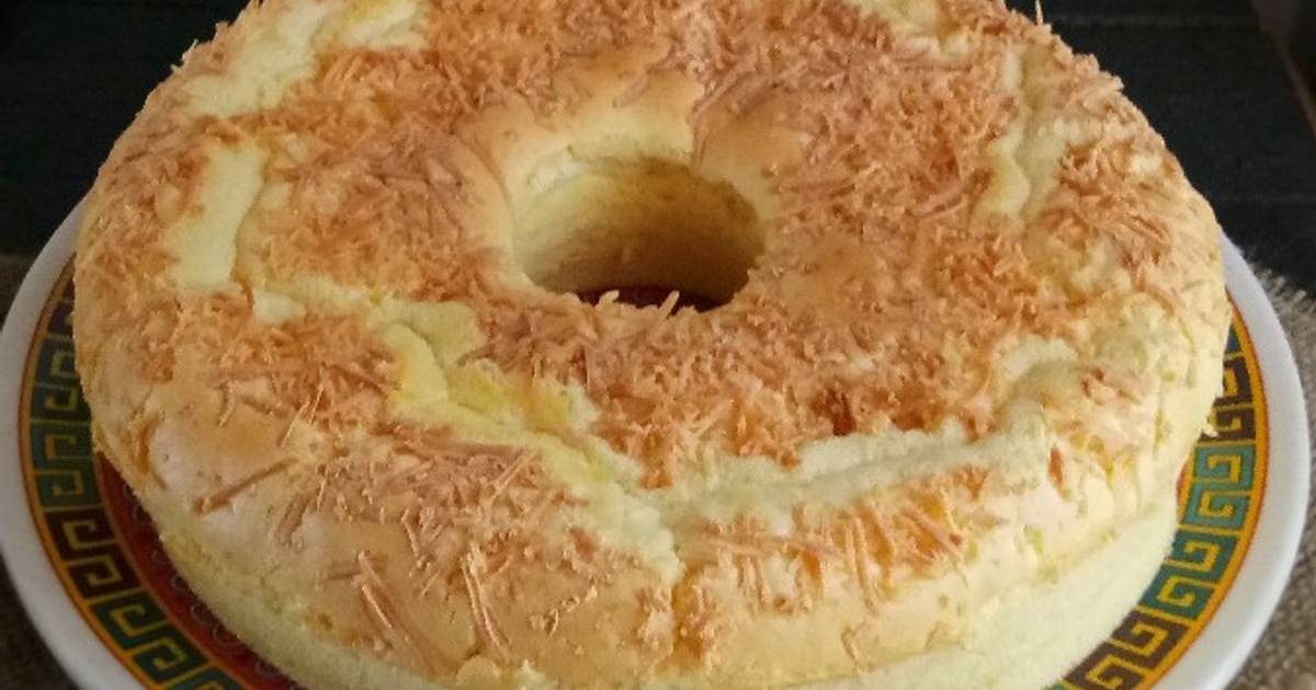 Resep Cheddar cheese chiffon cake oleh IWA KARTIKA - Cookpad