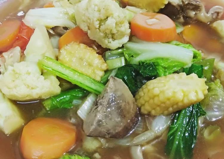 Resep Capcai kuah Anti Gagal