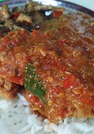 Foto resep Ayam Krispi Siram Sambal
