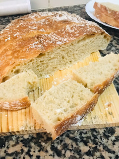 A picture of No knead bread.