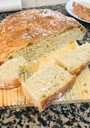 A picture of No knead bread.