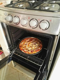 Una foto de Pizza casera