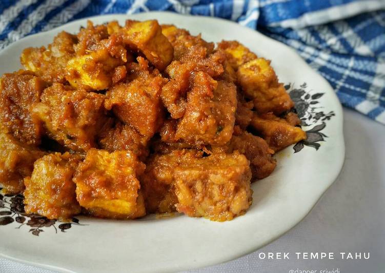 Orek tempe tahu