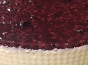 Una foto de Cheesecake de frutos rojos (sin horno)