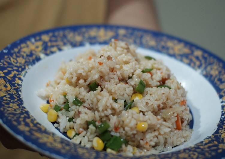 Easiest Way to Make Appetizing Nasi Goreng Sayuran - Resep Makan