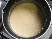 Una foto de relleno para tortas vegano