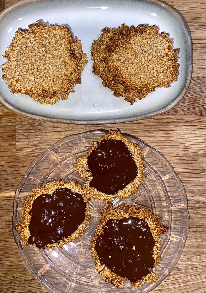 Una foto de Galletas saludables con dos ingredientes