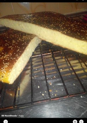 صورة لوصفة خبز الدار بالدقيق (السميد)