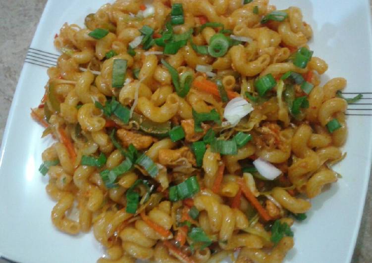 Recipe of Ultimate Chicken vegetable macaroni