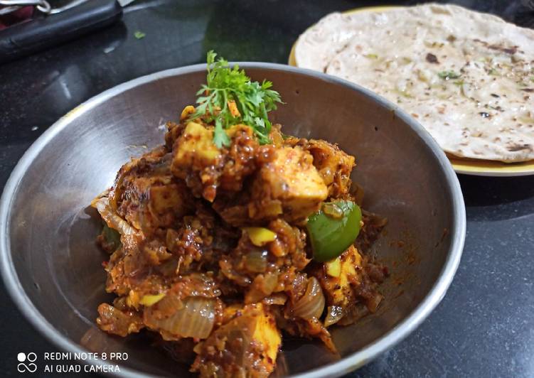 Recipe of Speedy Kadhai Paneer resturant style