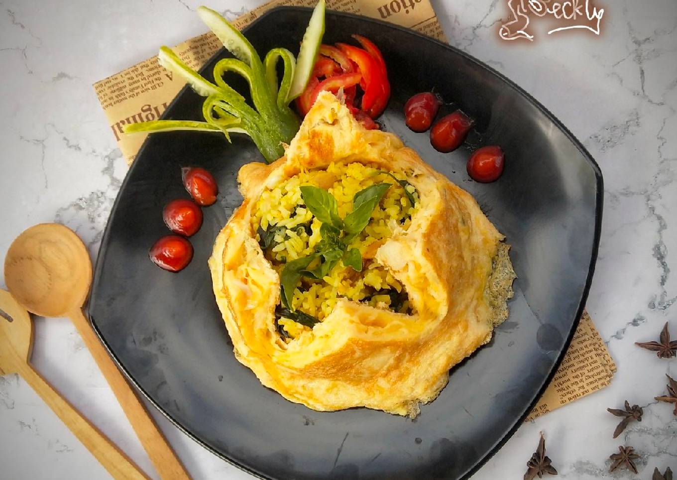 Resep 118. Nasi Goreng Kuning Sriwijaya, Menggugah Selera