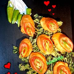 A picture of Potato pakoras.