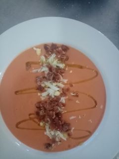 Una foto de Salmorejo