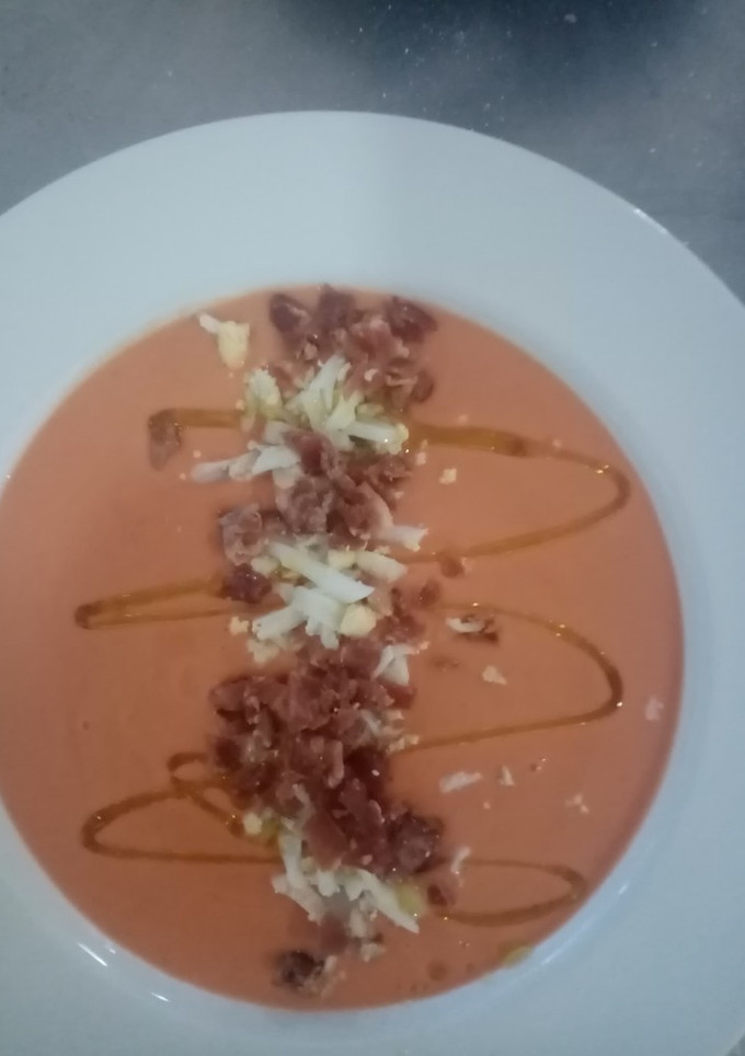 Una foto de Salmorejo