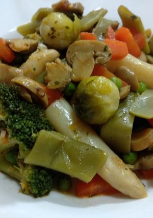 Una foto de Menestra de verduras