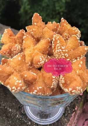 Foto resep Onde-Onde Ketawa Keju Crunchy