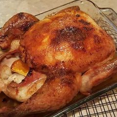 A picture of Orange Herb Roasted Chicken.