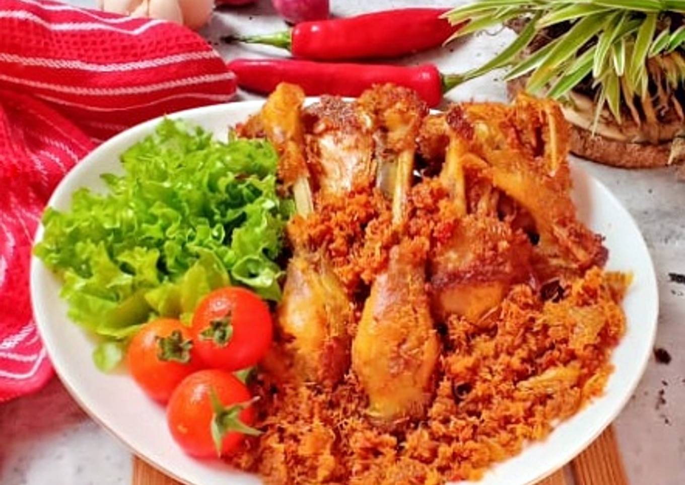 Rendang daging ayam