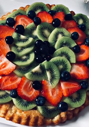 Gyümölcstorta recept fotója