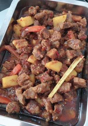 Foto resep Oseng daging sapi pedass