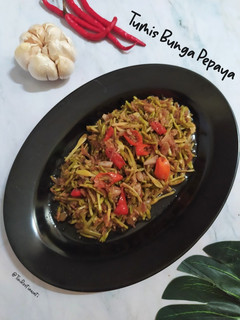 Foto resep Tumis Bunga Pepaya