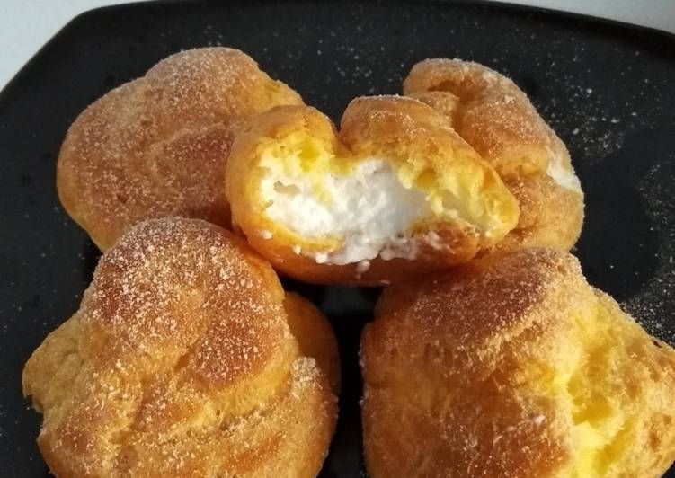 Bagaimana Menyiapkan Vanilla Cream Puff, Bikin Ngiler