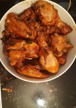 A picture of Marinated grilled chicken.