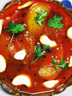 टमाटर की खट्टी - मीठी चटनी (Tamatar ki khatti meethi chutney recipe in hindi) रेसिपी मुख्य फोटो
