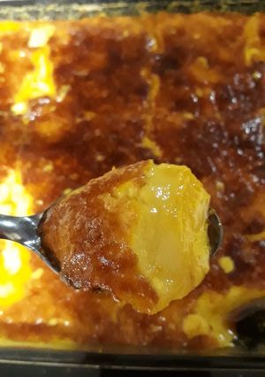 Una foto de Flan casero