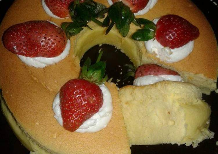 Cara mudah mengolah Japanese cheesecake yang Menggugah Selera