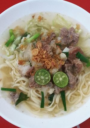 Foto resep Mie kocok kaki sapi