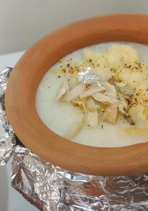 A picture of Zafrani kheer.