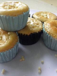 Una foto de Muffins de pera light y apto celíacos