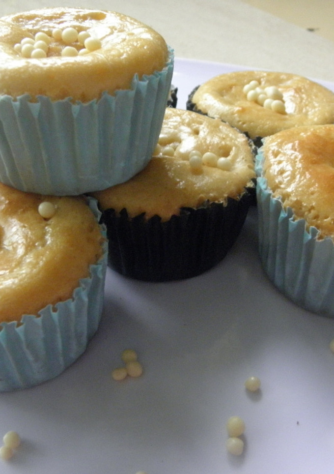 Una foto de Muffins de pera light y apto celíacos
