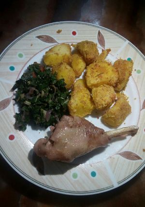A picture of Rosemary roast potatoes #author marathon#.