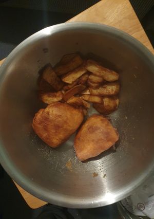 A picture of Tempura Cod Fillets with Chips.