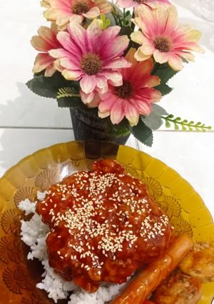 Foto resep Ayam richeese ala ala (Spicy chicken)