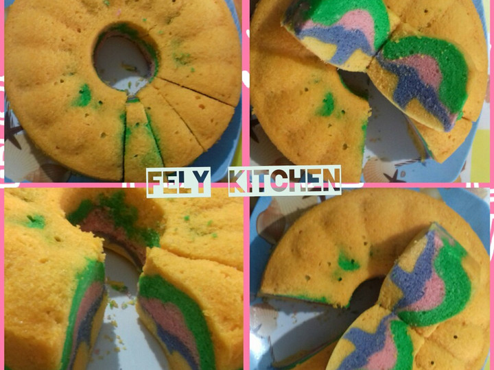 Resep Bolu putih telur pelangi, Lezat