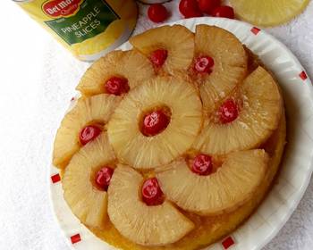 Unique Recipe Eggless Pineapple Upside Down Cake Delicious Simple