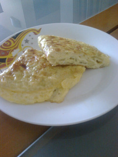 Una foto de Omelette de cebolla