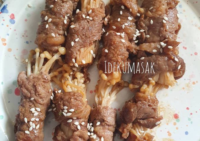 Beef Enoki Roll