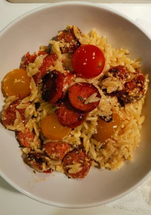 A picture of Orzo Salad.